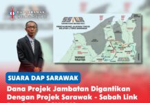 Dana projek jambatan digantikan dengan projek Sarawak – Sabah Link Road Fasa 1 (SSLR1)