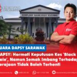 DAPSY: Hormati keputusan kes ‘Black Hole’, namun semak imbang terhadap kerajaan tidak boleh terhenti Sylvester Lim menegaskan keputusan Mahkamah Rayuan dalam kes "Black Hole" tidak seharusnya ditafsirkan sebagai penamat kepada tanggungjawab pembangkang untuk terus menyemak dan mempersoalkan tindakan kerajaan.