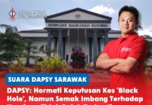 DAPSY: Hormati keputusan kes ‘Black Hole’, namun semak imbang terhadap kerajaan tidak boleh terhenti Sylvester Lim menegaskan keputusan Mahkamah Rayuan dalam kes "Black Hole" tidak seharusnya ditafsirkan sebagai penamat kepada tanggungjawab pembangkang untuk terus menyemak dan mempersoalkan tindakan kerajaan.