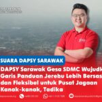 DAPSY Sarawak gesa SDMC wujudkan garis panduan jerebu lebih bersasar dan fleksibel untuk pusat jagaan kanak-kanak, tadika George Lam menggesa Jawatankuasa Pengurusan Bencana Sarawak (SDMC) mengamalkan pendekatan yang lebih bersasar dan fleksibel terhadap penutupan pusat jagaan kanak-kanak dan tadika ketika jerebu, berdasarkan kemudahan dalaman, sistem pengurusan udara serta langkah-langkah keselamatan yang tersedia.