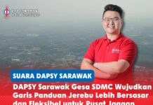 DAPSY Sarawak gesa SDMC wujudkan garis panduan jerebu lebih bersasar dan fleksibel untuk pusat jagaan kanak-kanak, tadika George Lam menggesa Jawatankuasa Pengurusan Bencana Sarawak (SDMC) mengamalkan pendekatan yang lebih bersasar dan fleksibel terhadap penutupan pusat jagaan kanak-kanak dan tadika ketika jerebu, berdasarkan kemudahan dalaman, sistem pengurusan udara serta langkah-langkah keselamatan yang tersedia.