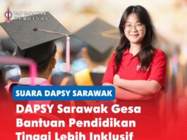 DAPSY Sarawak gesa bantuan pendidikan tinggi lebih inklusif Arlena Wee Shi Ying, menggesa Kerajaan Sarawak memperluaskan kriteria kelayakan Bantuan Kemasukan ke IPT, dengan menegaskan bahawa pelajar Sarawak yang menuntut di universiti swasta tidak seharusnya diketepikan.