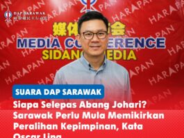Siapa selepas Abang Johari? Sarawak perlu mula memikirkan peralihan kepimpinan, kata Oscar Ling Oscar Ling Chai Yew berkata Sarawak perlu melihat melangkaui pilihan raya negeri akan datang dan mula mempertimbangkan kepimpinan masa depan, hala tuju politik serta komitmen terhadap masyarakat yang pelbagai dan inklusif.