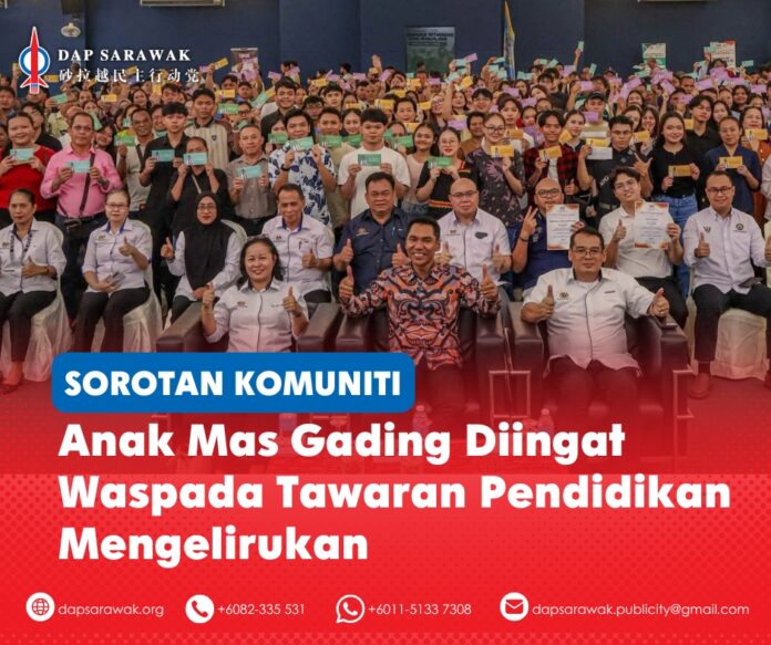 Mordi bersama penerima Insentif Sambung Belajar Anak Mas Gading 2026, yang memasuki tahun kelima dengan peruntukan RM135,500 kepada 271 penerima.