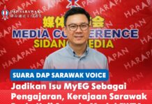 Jadikan isu MyEG sebagai pengajaran, kerajaan Sarawak perlu kaji semula model FWTA Ahli Parlimen Sibu Oscar Ling Chai Yew menggesa Kerajaan Sarawak mengkaji semula model FWTA serta memperkukuh perlindungan, ketelusan dan akauntabiliti dalam pengurusan perkhidmatan pekerja asing.