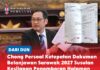 Chong persoal ketepatan dokumen Belanjawan Sarawak 2027 susulan kesilapan penomboran halaman ADUN Padungan, Chong Chieng Jen, membangkitkan kebimbangan berhubung kesilapan penomboran halaman dalam Senarai Jawatan Perjawatan Belanjawan Sarawak 2027, sambil mempersoalkan ketepatan angka serta prosedur kawalan kualiti Jabatan Perbendaharaan.