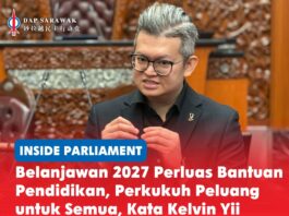 Belanjawan 2027 perluas bantuan pendidikan, perkukuh peluang untuk semua, kata Kelvin Yii Ahli Parlimen Bandar Kuching, Dr Kelvin Yii Lee Wuen, menyorot peluasan bantuan pendidikan menerusi Belanjawan 2027, termasuk peningkatan peruntukan untuk sekolah rendah Cina, bantuan persekolahan yang lebih tinggi serta elaun tahunan bersejarah sebanyak RM2,500 bagi pelajar STPM.