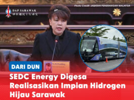 SEDC Energy digesa realisasikan impian hidrogen hijau Sarawak Violet Yong menggesa SEDC Energy menangani kelewatan projek, mendapatkan pembeli yang komited dan merealisasikan aspirasi hidrogen hijau Sarawak melalui projek yang berdaya maju dari segi komersial.