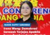 Irene Wong: Demokrasi Sarawak terjejas apabila suara pembangkang disekat Naib Ketua DAPSY Sarawak, Irene Wong Lee Ting, mengkritik penggantungan dan tindakan membawa keluar wakil pembangkang dari Dewan Undangan Negeri Sarawak, sambil memberi amaran bahawa akauntabiliti demokratik semakin lemah.