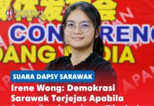 Irene Wong: Demokrasi Sarawak terjejas apabila suara pembangkang disekat Naib Ketua DAPSY Sarawak, Irene Wong Lee Ting, mengkritik penggantungan dan tindakan membawa keluar wakil pembangkang dari Dewan Undangan Negeri Sarawak, sambil memberi amaran bahawa akauntabiliti demokratik semakin lemah.
